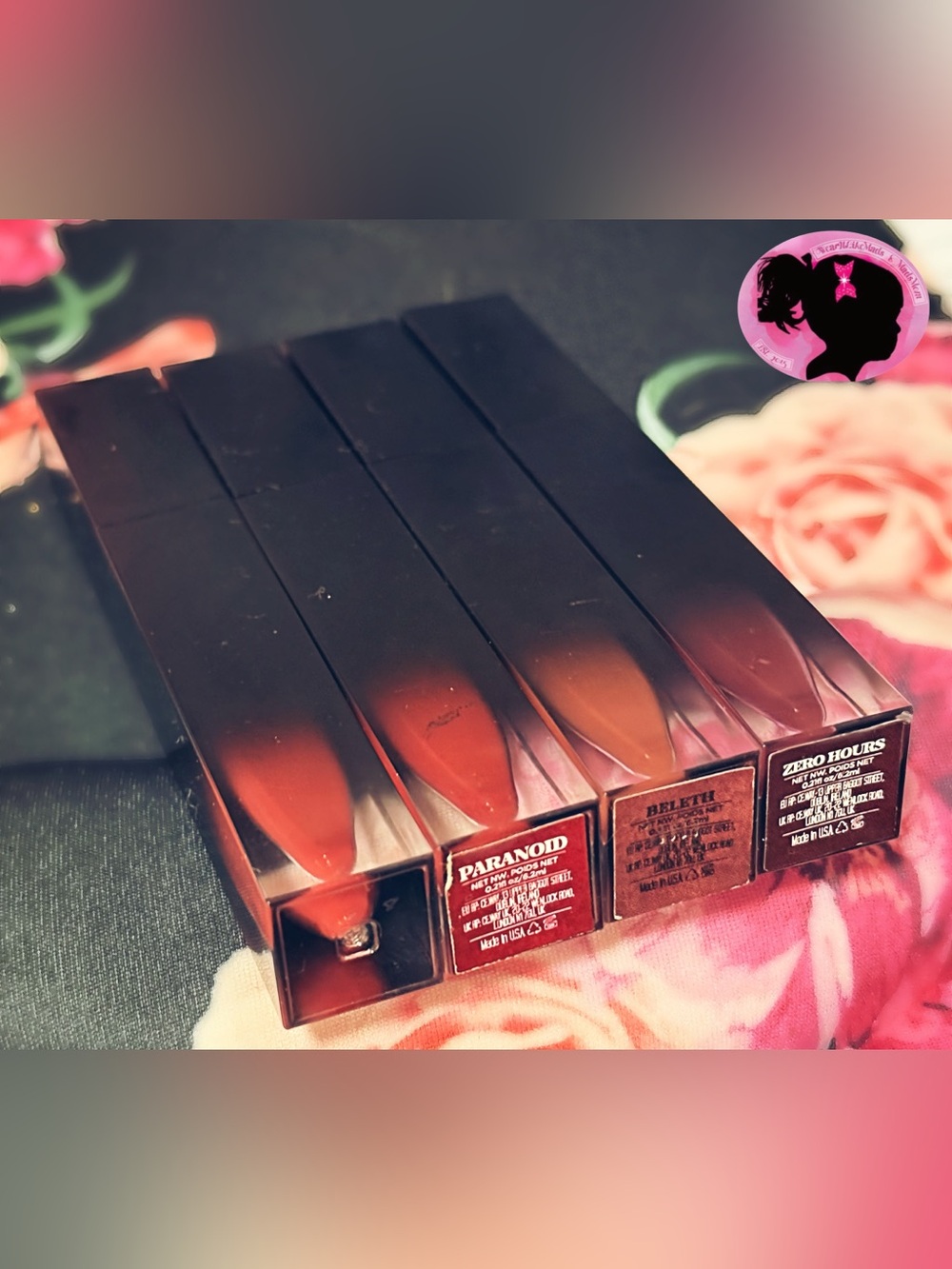 Killstar Lipstick Set — Warm Brown & Rust Tones . Set of 4
